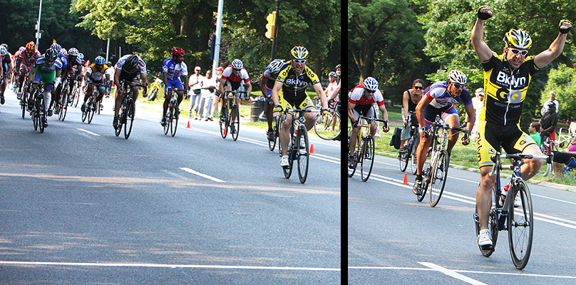 Alex wins the CAT4 race!!